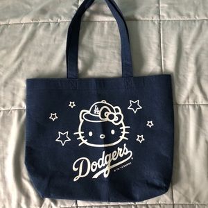 canvas beach bag dodgers